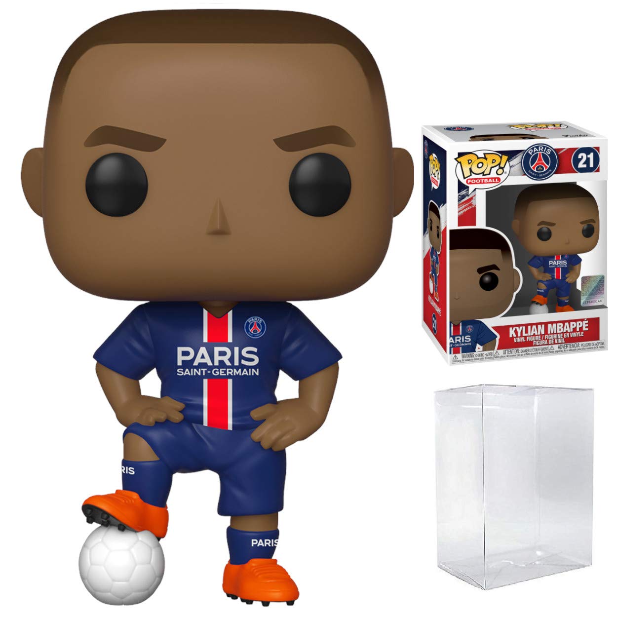 POP! Sports PSG Kylian Mbappe #21 Action Figure (With Display Protector)