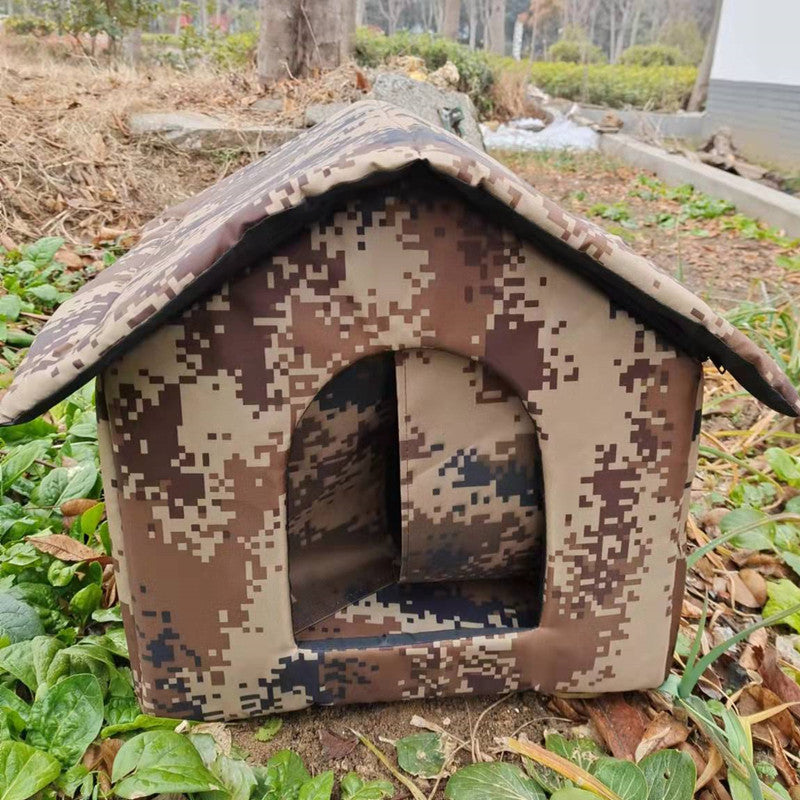 Waterproof Oxford Cloth Outdoor Cat and Dog Kennel