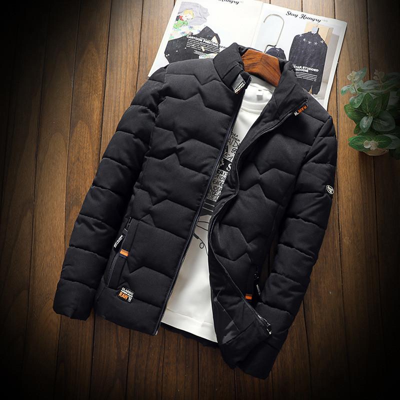 ZITY Winter Warm Men Jacket Thickened Cotton Padded Clothes Slim Baseball Coats Fashion Casual Autumn Outerwear Size Down Warm