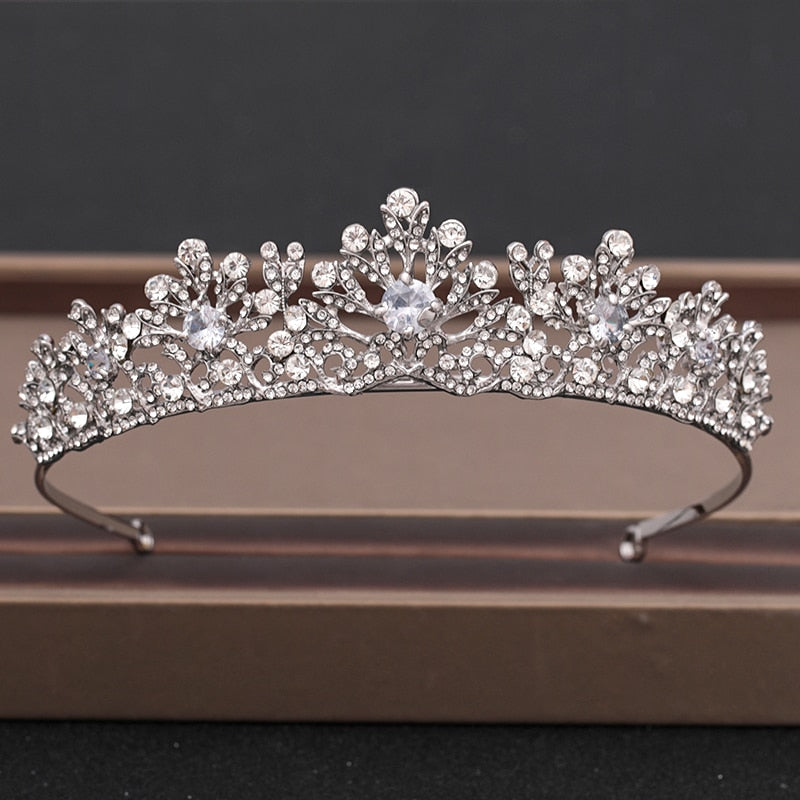 Wedding Crown Hair Jewelry Bridal Headpiece woman Baroque Rhinestones Crystal Tiaras Bride Party Crowns Wedding Hair Accessories