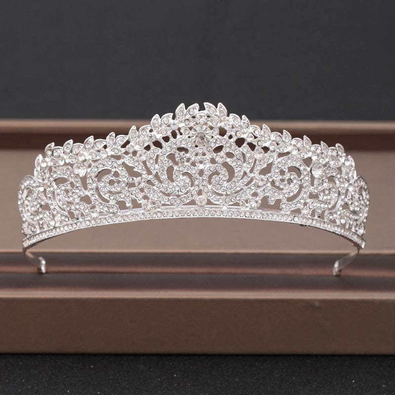 Wedding Crown Hair Jewelry Bridal Headpiece woman Baroque Rhinestones Crystal Tiaras Bride Party Crowns Wedding Hair Accessories