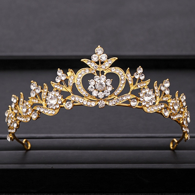 Wedding Crown Hair Jewelry Bridal Headpiece woman Baroque Rhinestones Crystal Tiaras Bride Party Crowns Wedding Hair Accessories