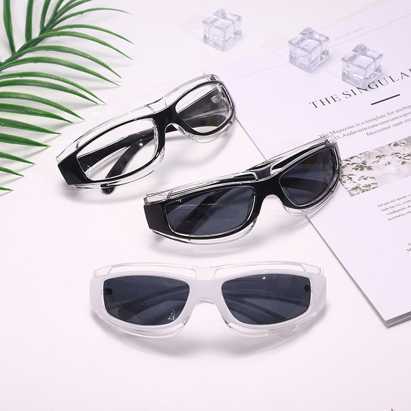 Retro Steampunk Glasse Sunglasses Women Fashion One Piece Sun Glasses Female Classic Designer Shades UV400 Eyewear Candy Color